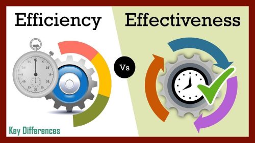 Effectiveness and Efficiency